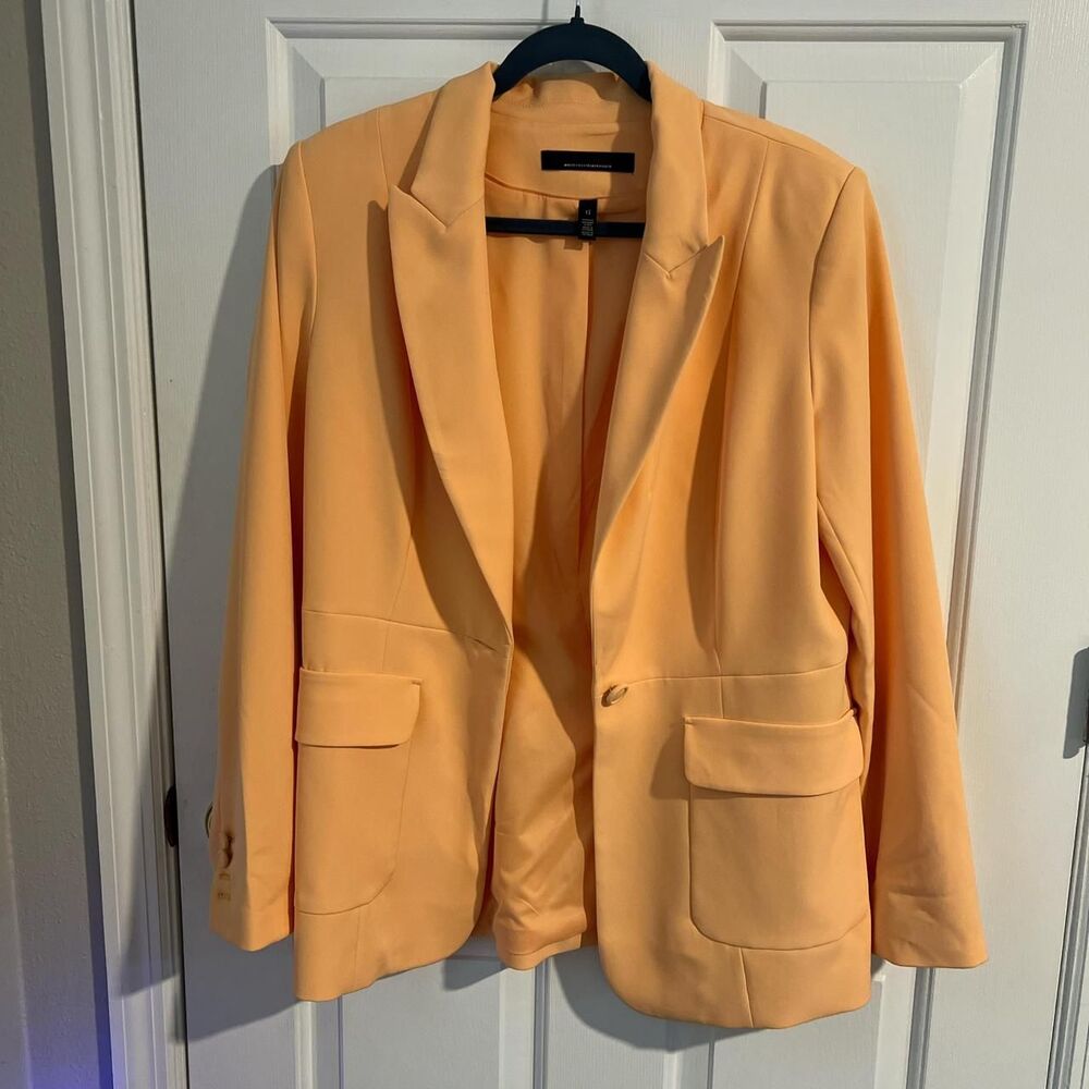 White-house-black-market Women's Orange  Jacket